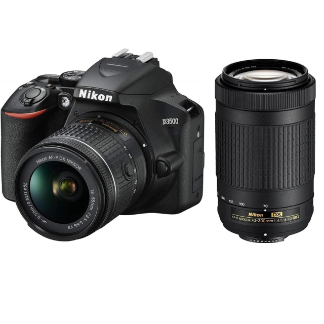 Nikon D3500 + 18-55mm AF-P DX VR + 70-300 AF-P DX